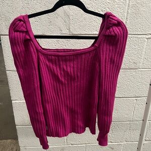 Marc New York Knit Ribbed Sweater Size M